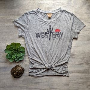 Wrangler distressed trendy t-shirt